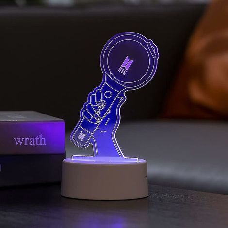 MINE Boys 7 Couleurs Usb Acrylique Led Night Light Pour Enfants Lampe De Chevet Chambre Home Room Decor (1pcs) (1/5)