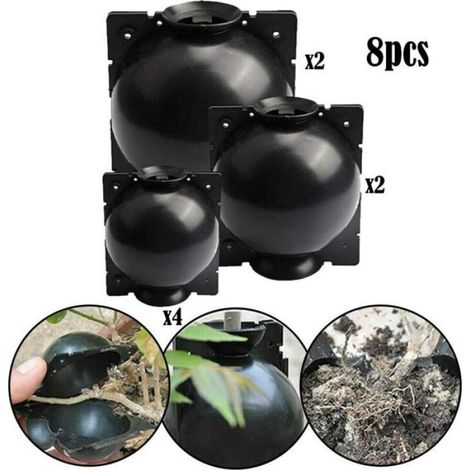 Plante Racine Intensification boîte réutilisable 3 Taille de Propagation des végétaux à Billes Pod marcottage Plante Racine de Prop (1/5)