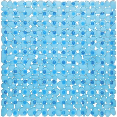 1 Tapis de douche,54x54cm,PVC,Ventouses,Drainage rapide,Salle de bain,Famille (1/5)
