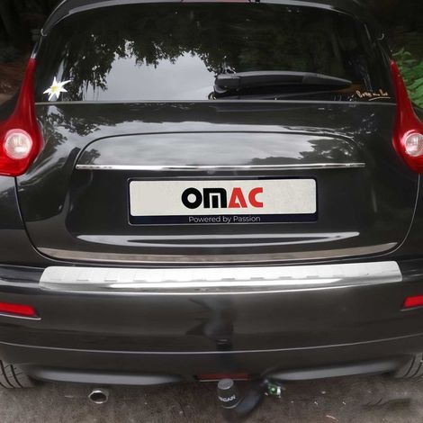 OMAC Protection Seuil de Pare-Chocs Arriére Compatible avec Nissan Juke 2011-2014 Acier INOX (1/5)