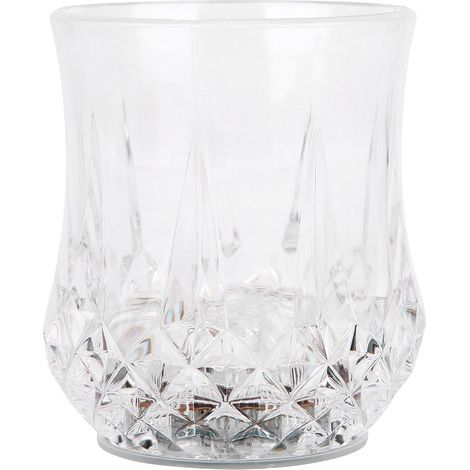 Lot de 2 mugs LED scintillants à changement de couleur automatique, gobelets détecteurs d'eau pour bar, fête et cadeau. (1/5)