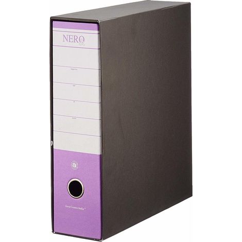 Brefiocart NERO& raccoglitore ad anelli A4 Fucsia, Nero (1/2)
