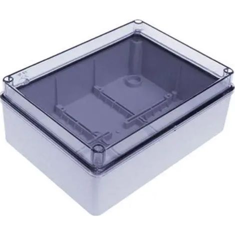 FAEG boîte de jonction étanche à parois lisses avec couvercle transparent IP56 190x140x70 - 13526