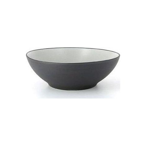 Revol Equinoxe flacher tiefen Teller grau 19 cm Porzellan