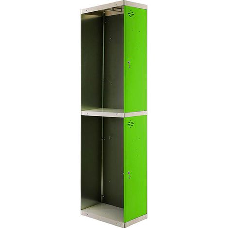 Simonrack Casier métallique gris et vert robuste (1/3)