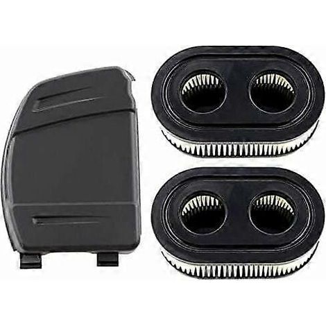 Satz mit 2 Luftfiltern inklusive Luftfilterdeckel für Briggs & Stratton Motoren 550E, 575EX, 575IS, 625EXI, 650EXI, 675EXI, 675IS, ersetzt die Teilenummern 594106 und 7983 (1/5)