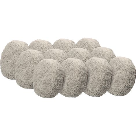 Lot de 12 lingettes de rechange lavables pour robot laveur de vitres 168/188, en microfibre, réutilisables. (1/5)