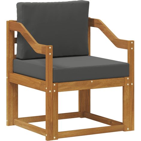 Maison Exclusive - Outdoor-Sofa Massives Akazienholz und Polyeste