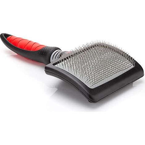 brosse Carde Progroom Trs Grande Pour Chien Longueur Totale 19cm, Longueur Du Peigne 12cm, Largeur 9cm (1/5)