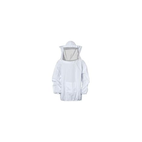 Veste Apiculteur Professionnelle,Costume de Protection Veste d’anti-abeilles avec Chapeau et Voile pour Apiculteurs,Équipement Apicole Professionnel avec Fermeture éclair pour Jardin et Ranch