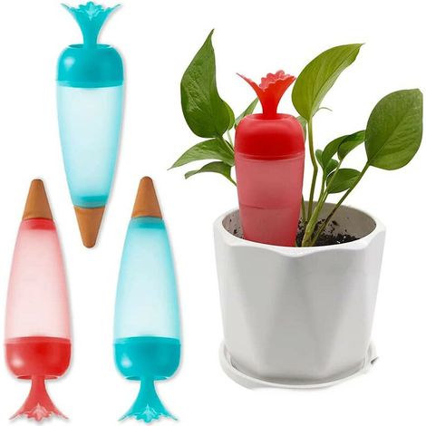 Self-Watering Planter Boxes & Plant Watering Globes, 4 Plant Watering Stakes, Bulb Devices