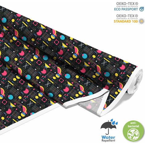 OUTDOOR DEKOSTOFFE OXFORD - Motiv Geometrisch I DX3186