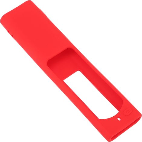Étui de protection en silicone souple et antichoc pour télécommande Samsung TV BN59, rechargeable solaire, couleur rouge. (1/5)