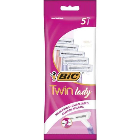 Einweg-Haarrasierer Twin Lady Pack 5 Einheiten (1/3)