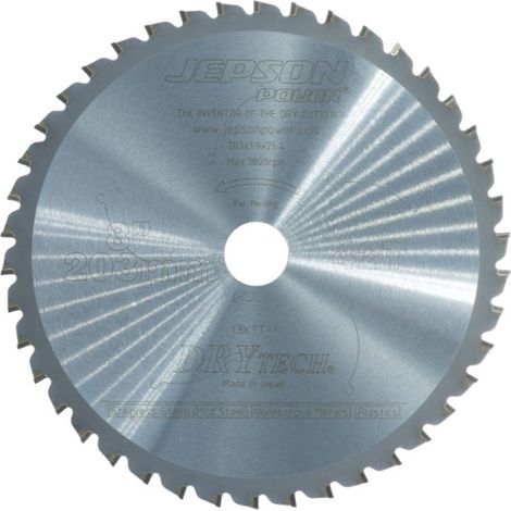 Drytech Hartmetallklinge Ø 203x1.9x25,4 mm 42D für rostfreien Stahl - JEPSON 72120342I