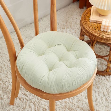 Coussin Au Sol En Velours Côtelé - 40 X 40 X 6 Cm - Pour Salon Balcon Yoga Méditation - 1 Pièce (1/5)