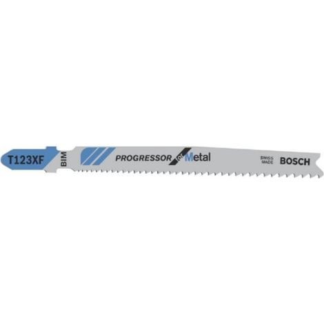 BOSCH  HOJA DE SIERRA DE CALAR T 123 XF PROGRESSOR FOR METAL