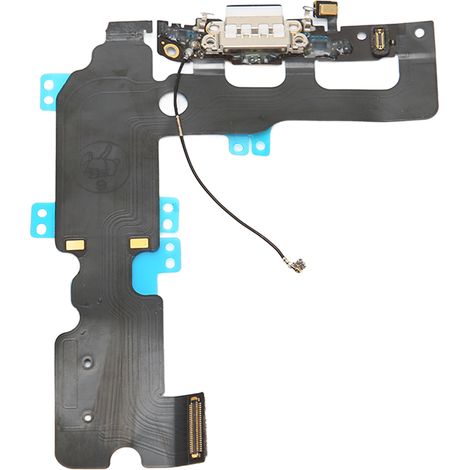 USB-Ladeanschlussmodul, Ladedock-Anschluss, Mikrofon, Antenne und Flexkabel für iPhone 7 Plus (weiß) (1/5)