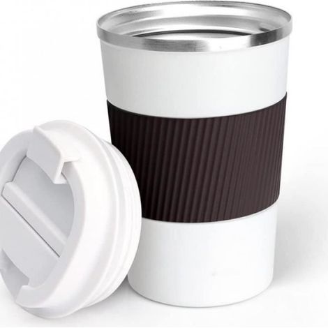 Gobelet - Acier Inoxydable 304 - Isolation Sous Vide - 380 ML - Anti Fuites - Pour Maison Bureau Voyage (1/4)
