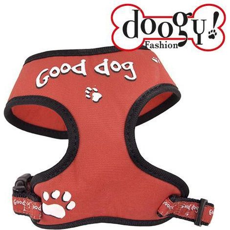 Harnais T-shirt chien Relax rouge "Good Dog" Taille : XS (1/3)