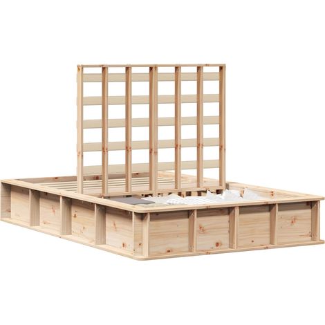 Maison Exclusive - Estructura de cama Marrón 120 x 200 cm Madera (1/5)
