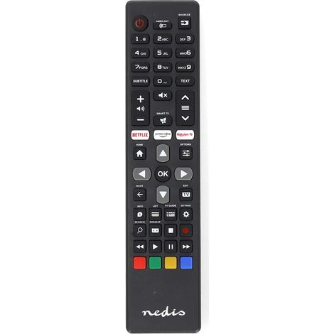 Control remoto de repuesto compatible con philips preprogramado 1 unidad boton amazon prime netflix boton rakuten tv infrarrojos negro
