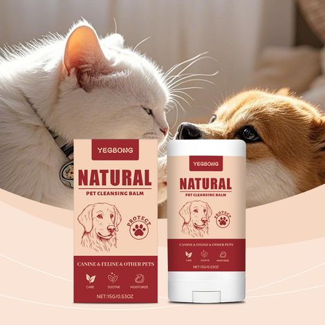 Soin détachant pour les yeux des animaux : Nettoie en douceur les taches de larmes et hydrate les yeux de votre animal – 15 g (1/5)