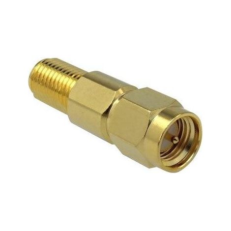 Delock RF-Adapter Gold 50 Ohm SMA RP-SMA 25,6 mm