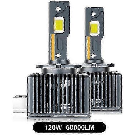 Faro LED D1S Bombillas Canbus D3S CSP D4S D5S D2S D8S LED 130W 90000LM Turbo Lámpara LED para coche Serie D Bombillas para coche Plug&Play 12V 24V (D3S R30)