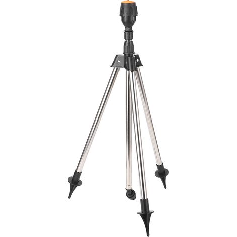 Arroseur sur Trépied Rotatif 360° Grande Portée Réglable en Hauteur pour Pelouse Jardin Cour (1/5)