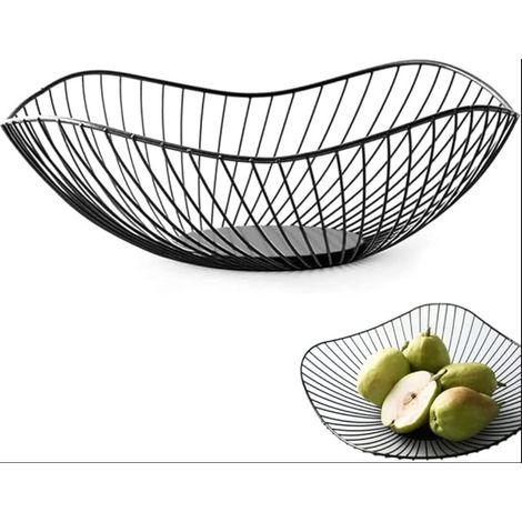 Corbeille à Fruits, Fruit en Métal, Bol Moderne, Fer De Ajourée, Panier a Grande, pour Collations, Légumes, Pain, décoration de table (1/5)