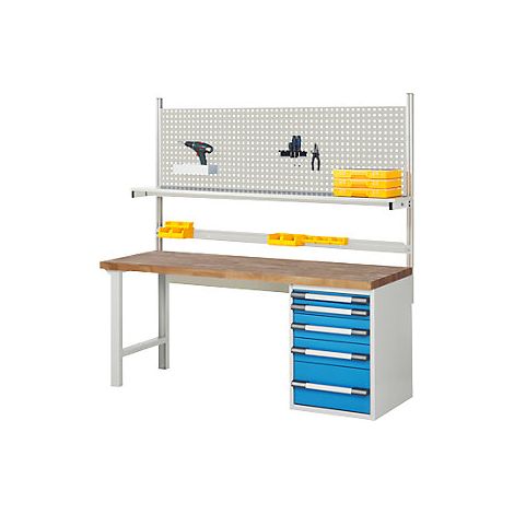 eurokraft pro  Banco da lavoro con sovrastruttura serie 7000 