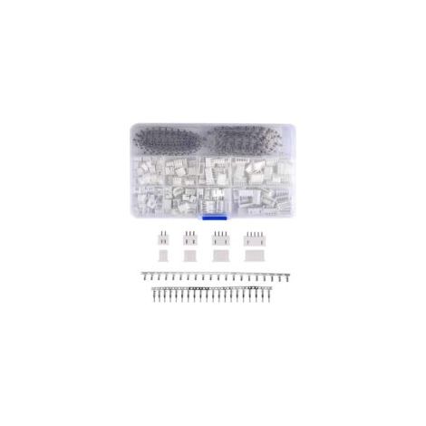 Kit di connettori JST da 2,54 mm da 560 pezzi JST-XHP con alloggiamento a 2/3/4/5 pin e adattatore connettore maschio/femmina - Crezuo