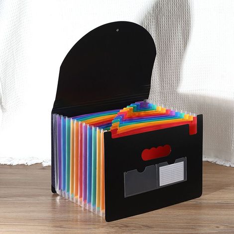 Trieur A4 / Range Document / Rangement Papier 12 compartiments ABClife Trieur Valisette Rangement documents Classeur a4 Organiseur Documents Trieur Extensible Accordéon Document (1/5)
