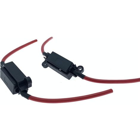 Installation d'un boîtier de fusibles pour climatiseur de stationnement, boîtier de fusibles pour climatiseur électrique 100 A, prise de climatiseur, modification du câblage du véhicule (boîtier de fu