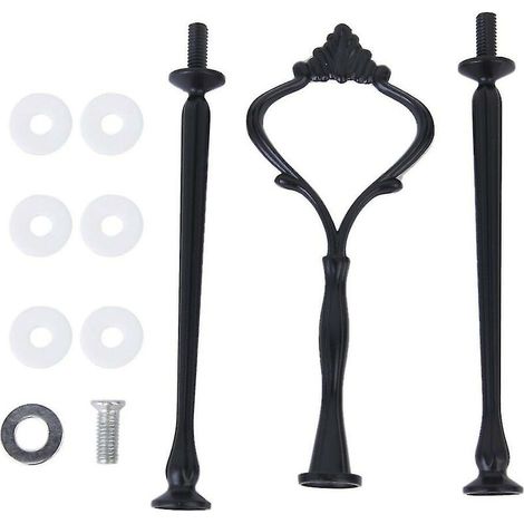 3 niveaux couronne-motif gâteau Cupcake plaque support présentoir poignée raccords (1/5)