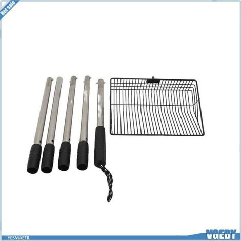 Pelle à litière de poulet, pelle de tamisage de 66,9 pouces avec une Distance de 7MM, poignée extensible pour les fermes d'élevage, (1/2)