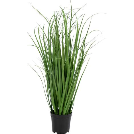 Græs herbe artificielle Poa H68 cm verte.