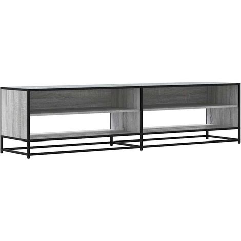 Meuble TV  Banc TV  Armoire TV sonoma gris 180,5x40x46 cm bois d'ingénierie (1/5)