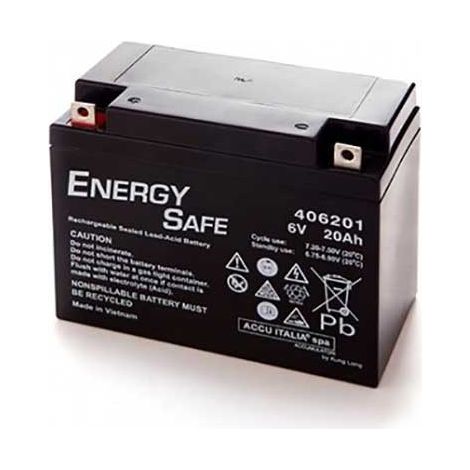 Batteria ENERGY SAFE 6V-20AH SLA 406201