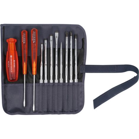 PB Swiss Tools Assortiment de tournevis de montageà manche“multicraft”, Nombre de pièces: 11