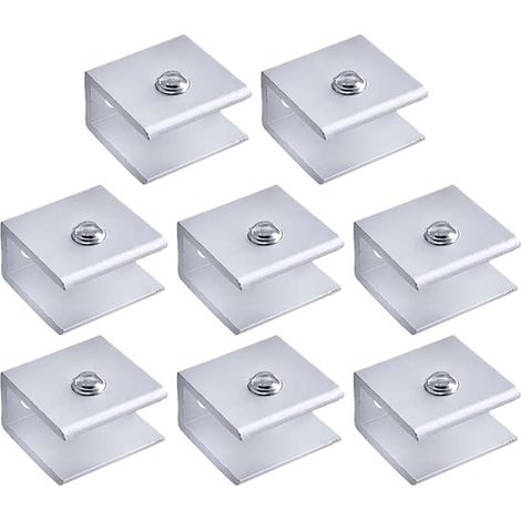 de fixation carré réglable pour paroi de douche lot de 8 (1/5)