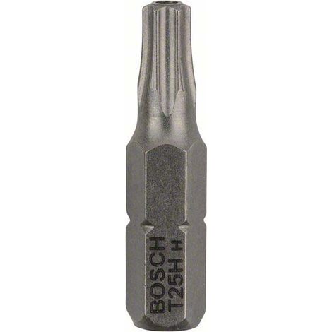 Bosch T25H Security-Torx®-Schrauberbit Extra-Hart T25H, 25 mm (1/4)