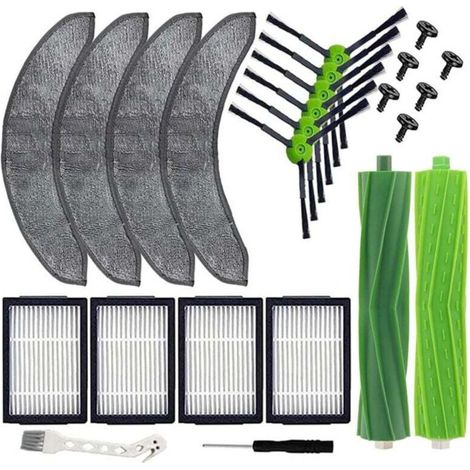 For Combo J7+ J9+ Robot Vacuum Kit Spare Parts Accessories Main Side Brush HEPA Filter Cloth Pads for Mop (1/4)