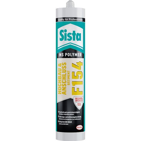 Sista Hochbau & Anschluss F154 weiß 290ml L64WS