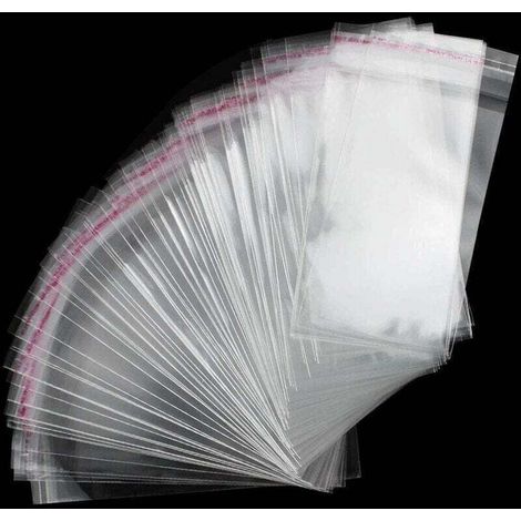300 Pièces Sacs Cellophane Transparent 9 x 13 cm Sacs en Plastique OPP Utilisé dans Les Bonbons Biscuits Guimauves (1/5)