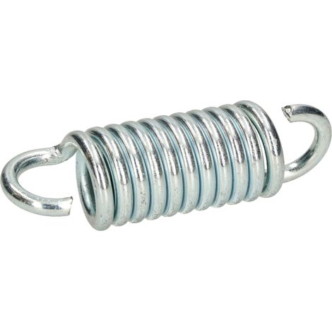 KOTARBAU® Ressort pour Balancelle - 5 mm - Acier Galvanisé - 10 Spires - Argent - Ressort de Hamac - Suspension - Intérieure - Extérieure