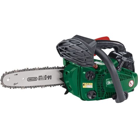 Draper 250mm (10-inch) Petrol Chainsaw with Oregon® Chain and Bar, 25.4cc Engine (Model 15042)