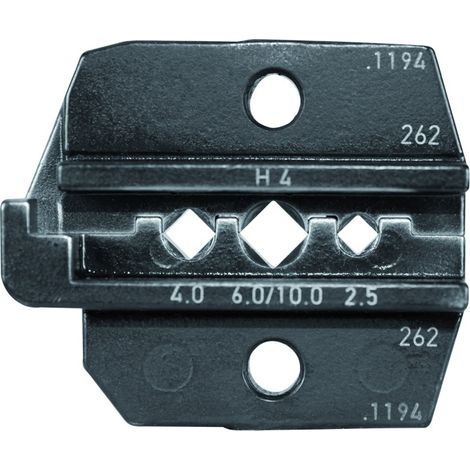 Mâchoires interchangeables pour terminaux H4 d’Amphenol Helios Rennsteig 624119430
