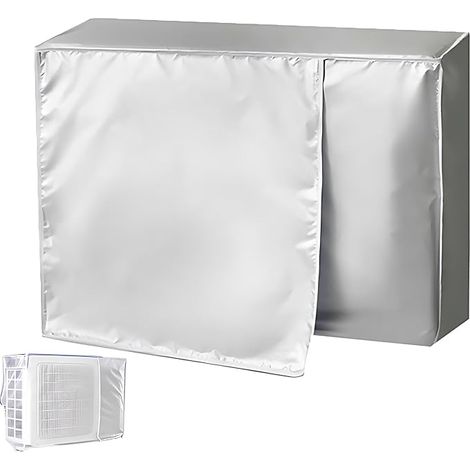 Cache Climatiseur Exterieur, Housse Climatiseur Extérieur Poussière, Housse Climatiseur, Couverture Extérieure De Climatiseur, Protection Pluie Et Soleil, pour unité Externe (96x40x70cm) (1/5)